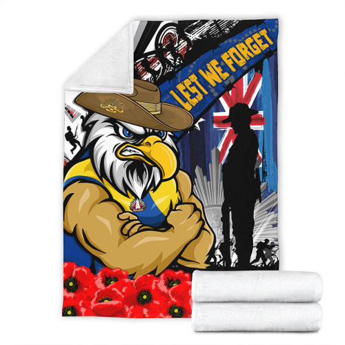 West Coast Eagles Blanket Anzac Day Honor United In Spirit West Coast Eagles Blanket Anzac Day Honor United In Spirit