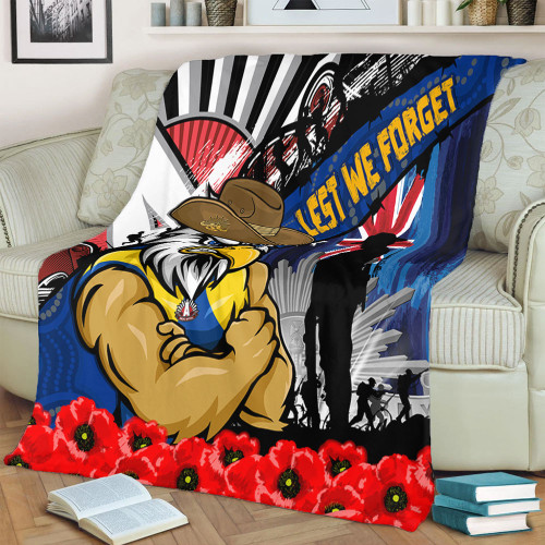 West Coast Eagles Blanket Anzac Day Honor United In Spirit West Coast Eagles Blanket Anzac Day Honor United In Spirit