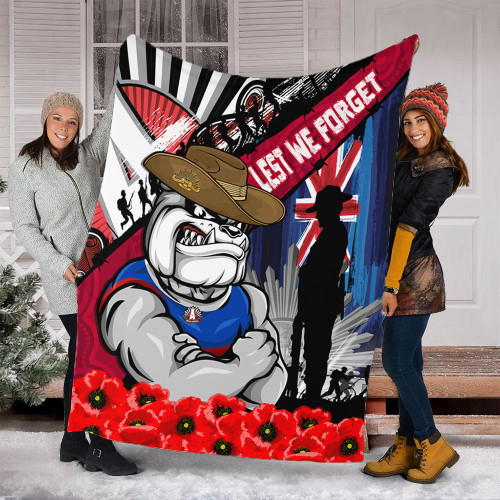 Western Bulldogs Blanket Anzac Day Honor United In Spirit Western Bulldogs Blanket Anzac Day Honor United In Spirit