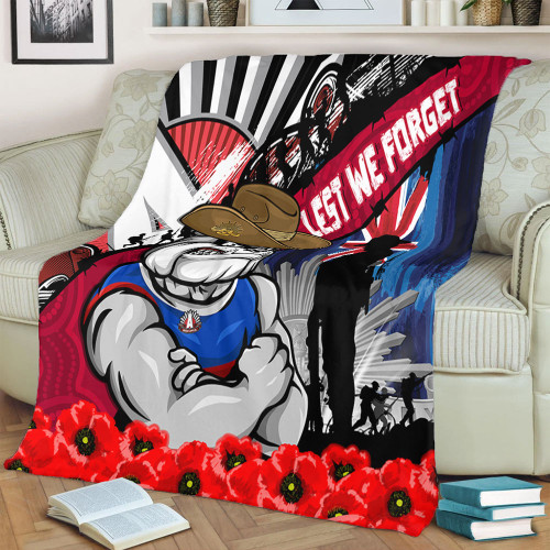 Western Bulldogs Blanket Anzac Day Honor United In Spirit Western Bulldogs Blanket Anzac Day Honor United In Spirit