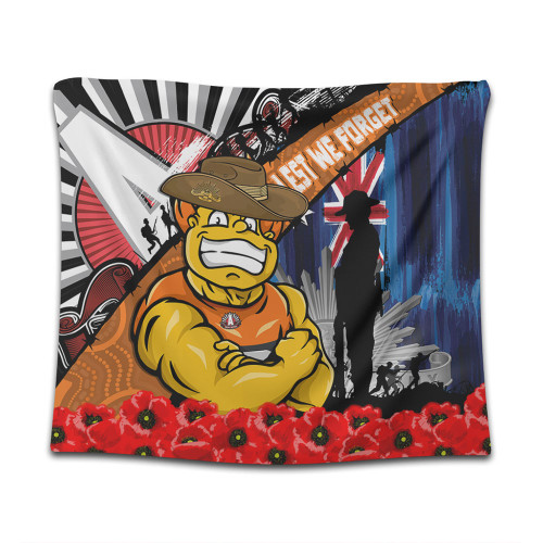 GWS GIANTS Tapestry Anzac Day Honor United In Spirit GWS GIANTS Tapestry Anzac Day Honor United In Spirit