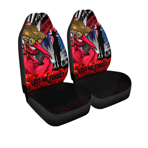 Essendon Car Seat Cover Anzac Day Honor United In Spirit