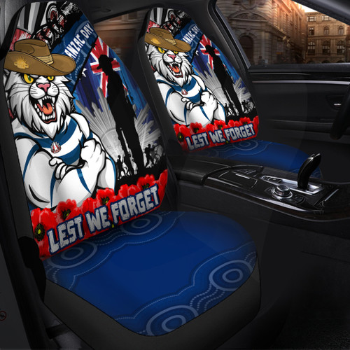 Geelong Cats Car Seat Cover Anzac Day Honor United In Spirit