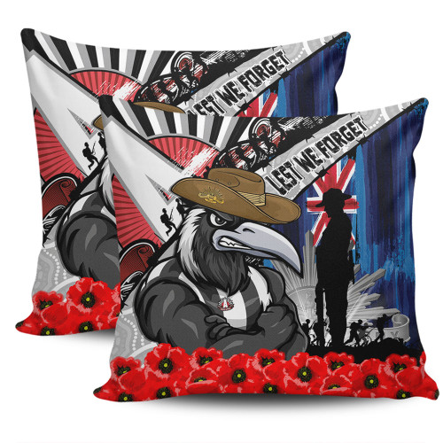 Collingwood Pillow Cases Anzac Day Honor United In Spirit