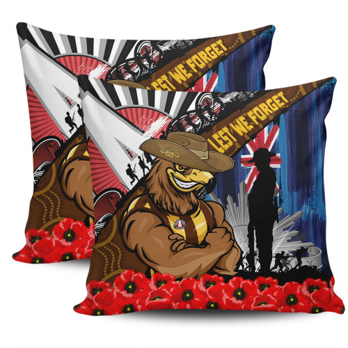 Hawthorn Pillow Cases Anzac Day Honor United In Spirit