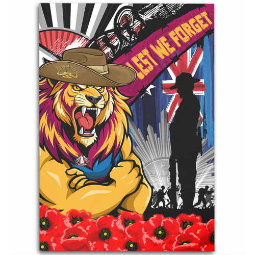Brisbane Lions Area Rug Anzac Day Honor United In Spirit