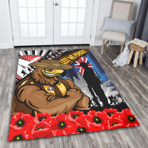 Hawthorn Area Rug Anzac Day Honor United In Spirit Hawthorn Area Rug Anzac Day Honor United In Spirit