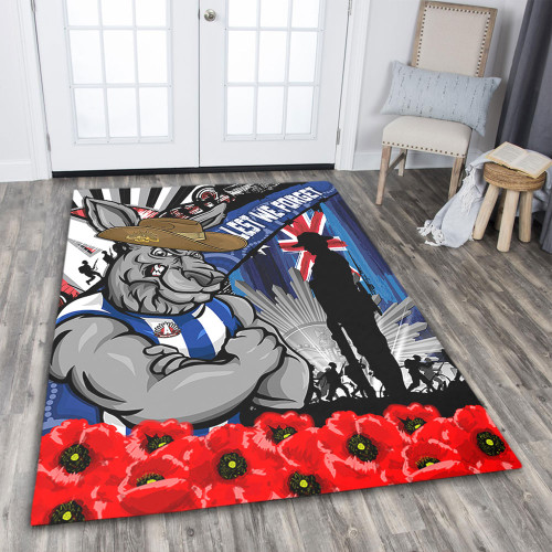 North Melbourne Area Rug Anzac Day Honor United In Spirit North Melbourne Area Rug Anzac Day Honor United In Spirit