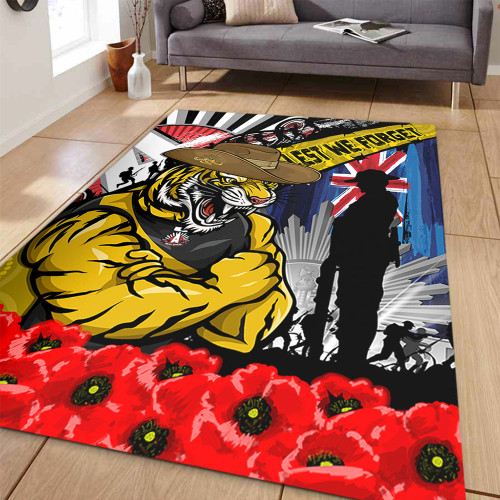 Richmond Area Rug Anzac Day Honor United In Spirit Richmond Area Rug Anzac Day Honor United In Spirit