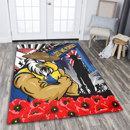 West Coast Eagles Area Rug Anzac Day Honor United In Spirit West Coast Eagles Area Rug Anzac Day Honor United In Spirit