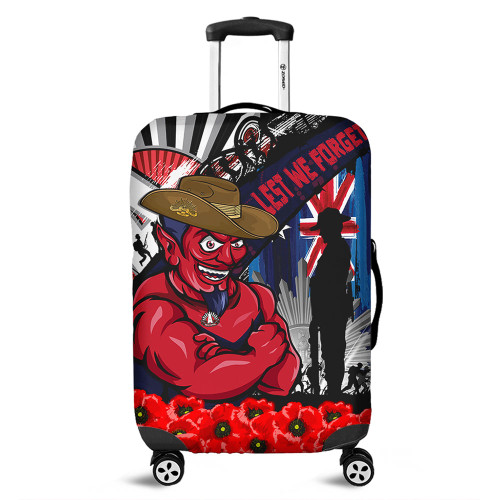Melbourne Luggage Cover Anzac Day Honor United In Spirit Melbourne Luggage Cover Anzac Day Honor United In Spirit