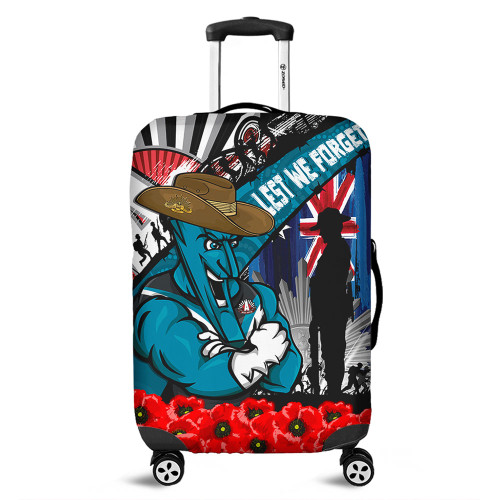 Port Adelaide Luggage Cover Anzac Day Honor United In Spirit Port Adelaide Luggage Cover Anzac Day Honor United In Spirit