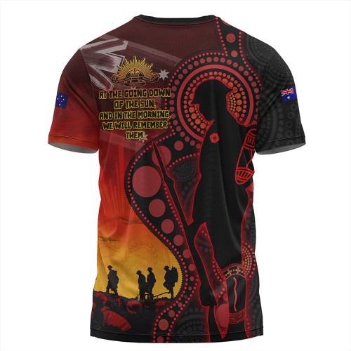 Australia T-Shirt ANZAC Day Aboriginal Guardians Of The Dawn Australia T-Shirt ANZAC Day Aboriginal Guardians Of The Dawn