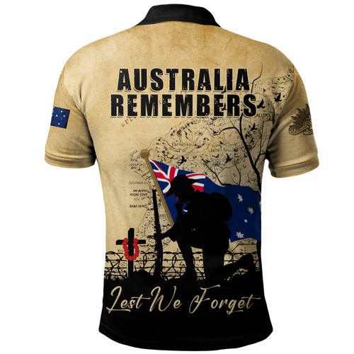 Australia Polo Shirt Anzac Day Brothers In Arms Gallipoli Remembrance Australia Polo Shirt Anzac Day Brothers In Arms Gallipoli Remembrance