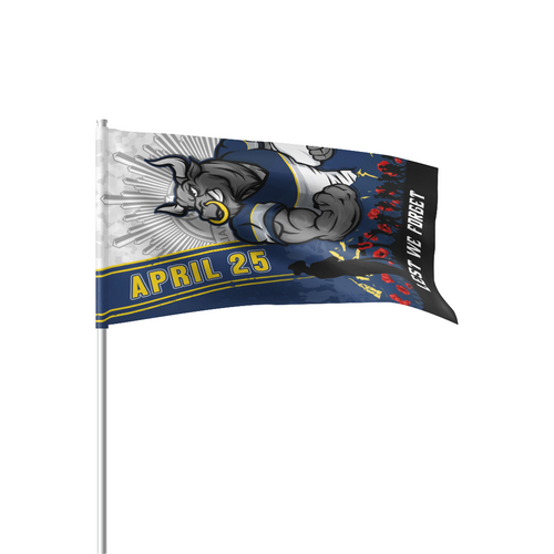 North Queensland Cowboys Flag Parade Anzac Day Lest We Forget Strong Fighting Spirit North Queensland Cowboys Flag Parade Anzac Day Lest We Forget Strong Fighting Spirit