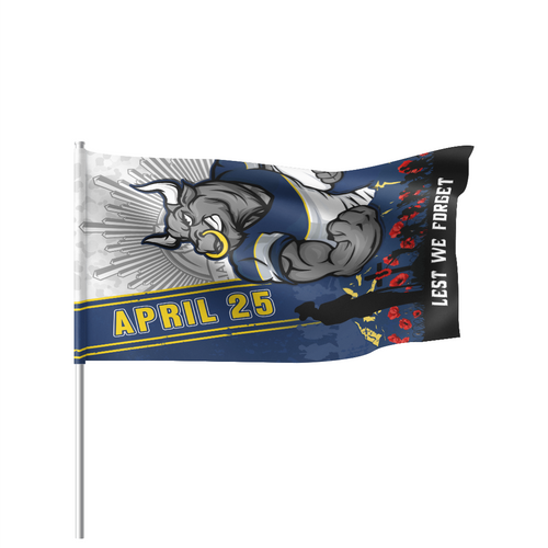 North Queensland Cowboys Flag Parade Anzac Day Lest We Forget Strong Fighting Spirit North Queensland Cowboys Flag Parade Anzac Day Lest We Forget Strong Fighting Spirit