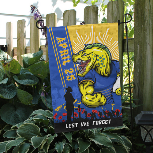 Parramatta Eels Garden Flag Anzac Day Lest We Forget Strong Fighting Spirit Parramatta Eels Garden Flag Anzac Day Lest We Forget Strong Fighting Spirit