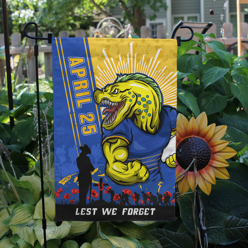 Parramatta Eels Garden Flag Anzac Day Lest We Forget Strong Fighting Spirit Parramatta Eels Garden Flag Anzac Day Lest We Forget Strong Fighting Spirit