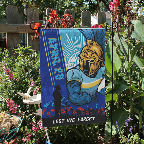Gold Coast Titans Garden Flag Anzac Day Lest We Forget Strong Fighting Spirit