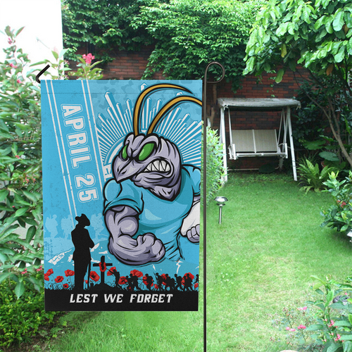 New South Wales Blues Garden Flag Anzac Day Lest We Forget Strong Fighting Spirit