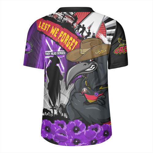 Adelaide Crows Rugby Jersey ANZAC Day Honor Purple Valor And Spirit Adelaide Crows Rugby Jersey ANZAC Day Honor Purple Valor And Spirit