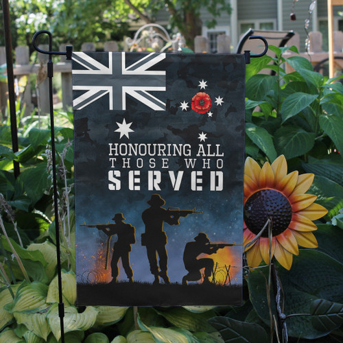Australia Anzac Garden Flag Honouring All Those Who Served Australia Anzac Garden Flag Honouring All Those Who Served