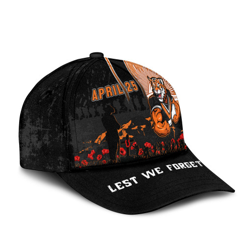 Wests Tigers Cap Anzac Day Lest We Forget Strong Fighting Spirit Wests Tigers Cap Anzac Day Lest We Forget Strong Fighting Spirit