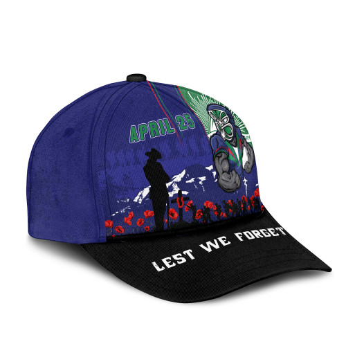 New Zealand Warriors Cap Anzac Day Lest We Forget Strong Fighting Spirit New Zealand Warriors Cap Anzac Day Lest We Forget Strong Fighting Spirit