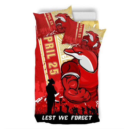 Redcliffe Dolphins Bedding Set Anzac Day Lest We Forget Strong Fighting Spirit Redcliffe Dolphins Bedding Set Anzac Day Lest We Forget Strong Fighting Spirit