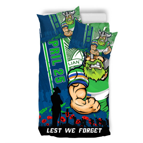 Canberra Raiders Bedding Set Anzac Day Lest We Forget Strong Fighting Spirit Canberra Raiders Bedding Set Anzac Day Lest We Forget Strong Fighting Spirit
