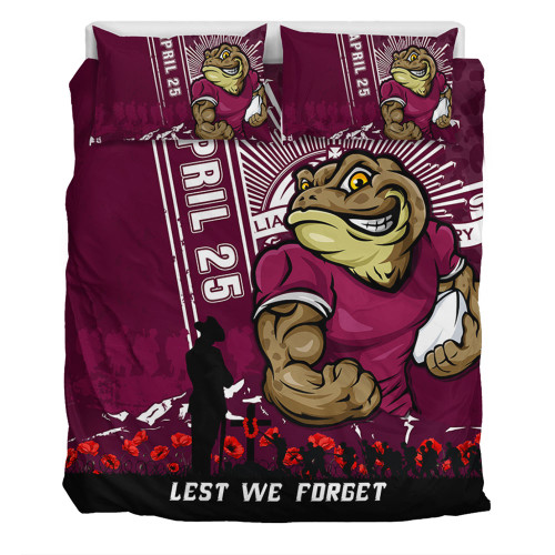 Queensland Maroons Bedding Set Anzac Day Lest We Forget Strong Fighting Spirit Queensland Maroons Bedding Set Anzac Day Lest We Forget Strong Fighting Spirit