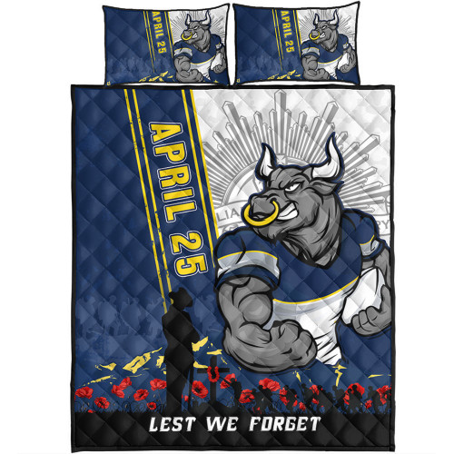 North Queensland Cowboys Quilt Bed Set Anzac Day Lest We Forget Strong Fighting Spirit North Queensland Cowboys Quilt Bed Set Anzac Day Lest We Forget Strong Fighting Spirit