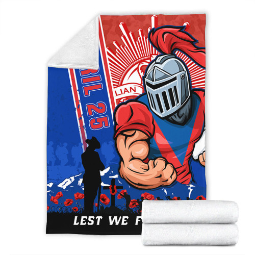 Newcastle Knights Blanket Anzac Day Lest We Forget Strong Fighting Spirit Newcastle Knights Blanket Anzac Day Lest We Forget Strong Fighting Spirit
