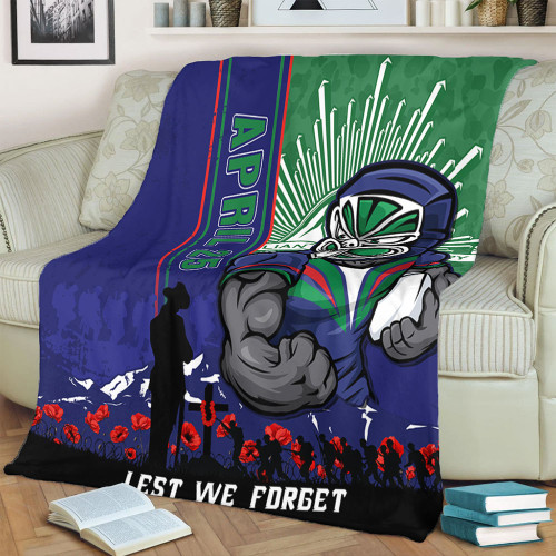 New Zealand Warriors Blanket Anzac Day Lest We Forget Strong Fighting Spirit New Zealand Warriors Blanket Anzac Day Lest We Forget Strong Fighting Spirit