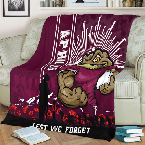 Queensland Maroons Blanket Anzac Day Lest We Forget Strong Fighting Spirit Queensland Maroons Blanket Anzac Day Lest We Forget Strong Fighting Spirit