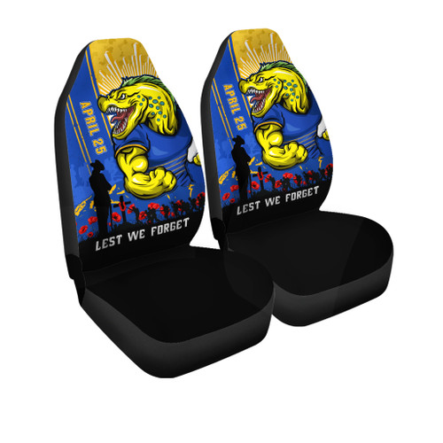 Parramatta Eels Car Seat Cover Anzac Day Lest We Forget Strong Fighting Spirit