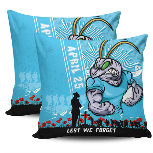 New South Wales Blues Pillow Cases Anzac Day Lest We Forget Strong Fighting Spirit