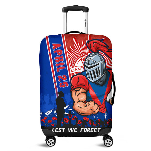 Newcastle Knights Luggage Cover Anzac Day Lest We Forget Strong Fighting Spirit Newcastle Knights Luggage Cover Anzac Day Lest We Forget Strong Fighting Spirit
