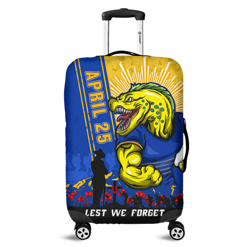 Parramatta Eels Luggage Cover Anzac Day Lest We Forget Strong Fighting Spirit