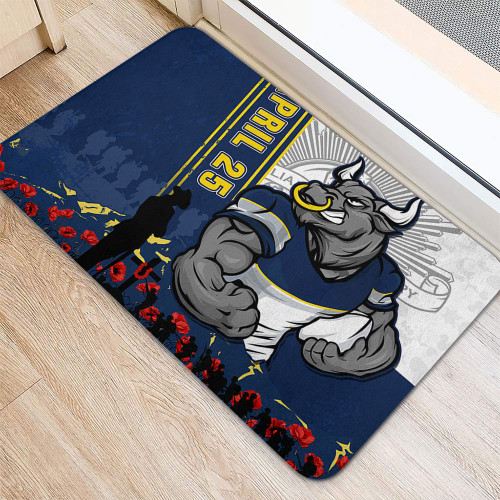 North Queensland Cowboys Doormat Anzac Day Lest We Forget Strong Fighting Spirit North Queensland Cowboys Doormat Anzac Day Lest We Forget Strong Fighting Spirit