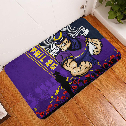 Melbourne Storm Doormat Anzac Day Lest We Forget Strong Fighting Spirit Melbourne Storm Doormat Anzac Day Lest We Forget Strong Fighting Spirit