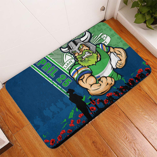 Canberra Raiders Doormat Anzac Day Lest We Forget Strong Fighting Spirit Canberra Raiders Doormat Anzac Day Lest We Forget Strong Fighting Spirit