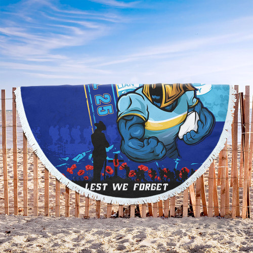 Gold Coast Titans Beach Blanket Anzac Day Lest We Forget Strong Fighting Spirit Gold Coast Titans Beach Blanket Anzac Day Lest We Forget Strong Fighting Spirit
