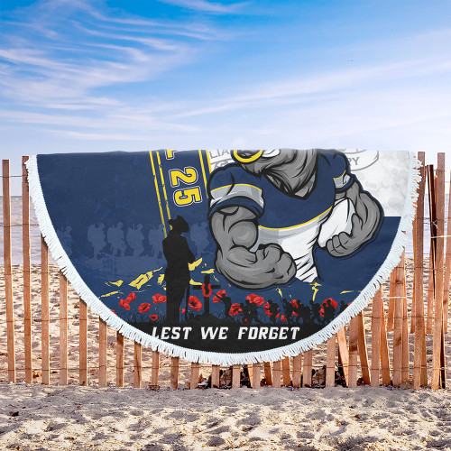 North Queensland Cowboys Beach Blanket Anzac Day Lest We Forget Strong Fighting Spirit North Queensland Cowboys Beach Blanket Anzac Day Lest We Forget Strong Fighting Spirit