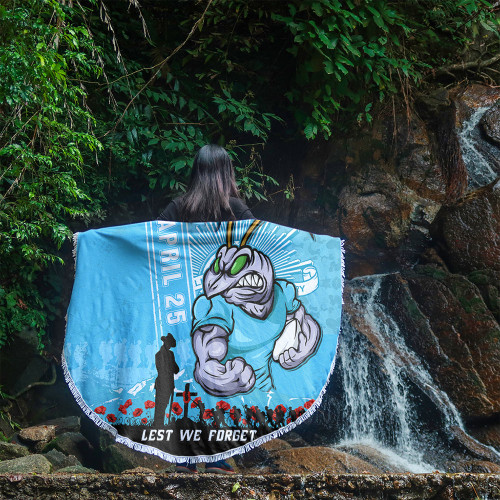 New South Wales Blues Beach Blanket Anzac Day Lest We Forget Strong Fighting Spirit New South Wales Blues Beach Blanket Anzac Day Lest We Forget Strong Fighting Spirit
