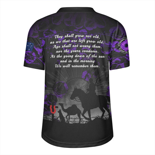 Australia Rugby Jersey Anzac Day Purple Poppy Tribute Remembered Together Australia Rugby Jersey Anzac Day Purple Poppy Tribute Remembered Together