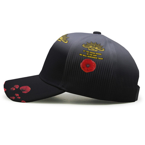 Australia Anzac Day Cap - Remembrance Day Lest We Forget Special Black2
