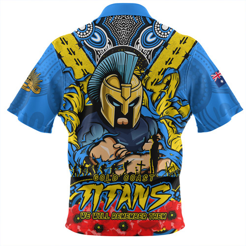 Gold Coast Titans Hawaiian Shirt Ripped Legacy Of The Game The ANZAC Spirit Lives On