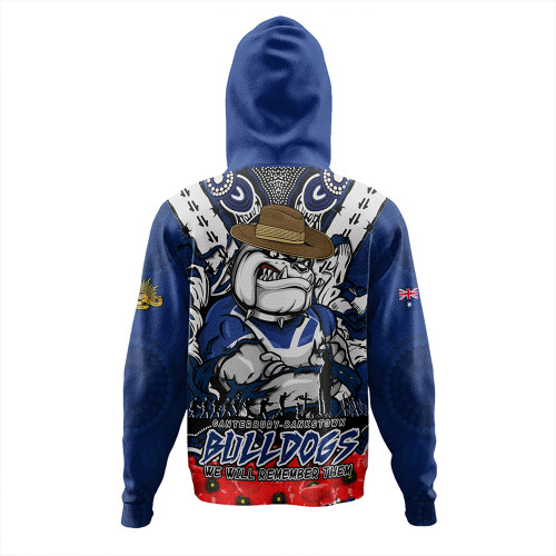 Canterbury-Bankstown Bulldogs Hoodie Ripped Legacy Of The Game The ANZAC Spirit Lives On