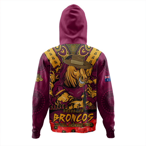 Brisbane Broncos Hoodie Ripped Legacy Of The Game The ANZAC Spirit Lives On Brisbane Broncos Hoodie Ripped Legacy Of The Game The ANZAC Spirit Lives On